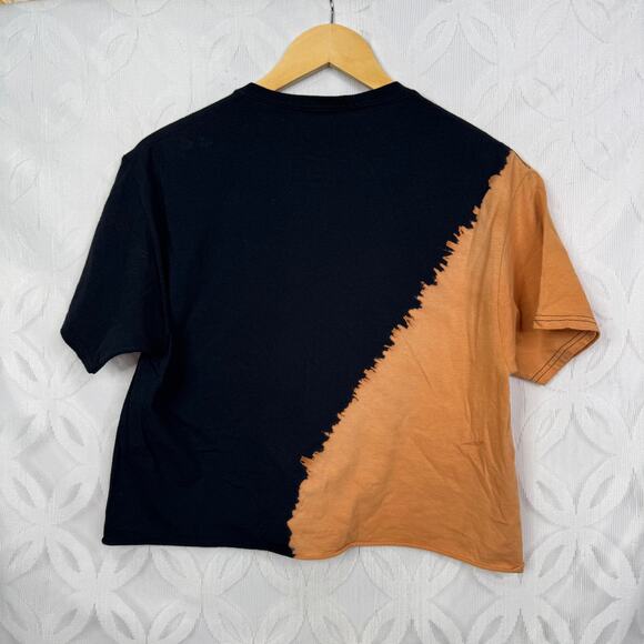 ACDC Size M High Voltage Rock and Roll 1976 Bleached Crop Tee - Picture 4 of 8